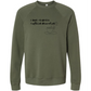 I don't rise & shine I caffeinate & coordinate - Sponge Fleece Raglan Sweatshirt - Blues, Greens, Purple, and Black