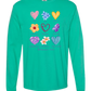 Galatians 5 - Spring - Comfort Colors - Heavyweight Long Sleeve Tee - Blues & Greens