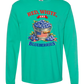 Red, White, And Blueberries - Comfort Colors - Heavyweight Long Sleeve Tee - Blues & Greens