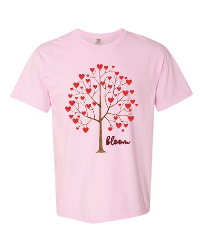 Bloom - Comfort Colors - Heavyweight Unisex Tee - Pinks & Purples