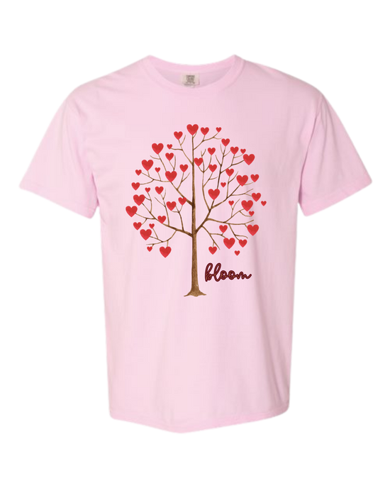 Bloom - Comfort Colors - Heavyweight Unisex Tee - Pinks & Purples