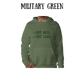 not a hot mess just a hot flash - sponge fleece hoodie - greens, neutrals