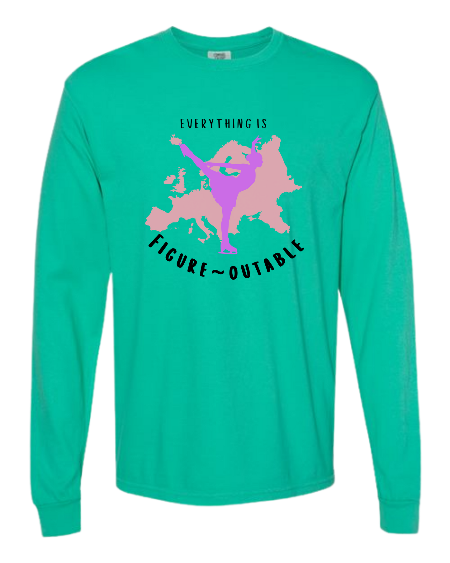 Bristol - Comfort Colors - Heavyweight Long Sleeve Tee - Blues & Greens