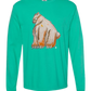 Muscle Bear - Comfort Colors - Heavyweight Long Sleeve Tee - Blues & Greens