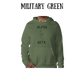 beta to alpha - sponge fleece hoodie - greens, neutrals