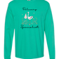 Delivery Specialist - Comfort Colors - Heavyweight Long Sleeve Tee - Blues & Greens