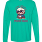 Lovin' Life as a Free Bird - Comfort Colors - Heavyweight Long Sleeve Tee - Blues & Greens