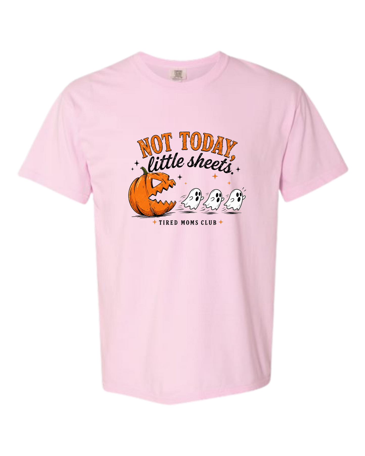 Not Today, Little Sheets - Comfort Colors - Heavyweight Unisex Tee - Pinks & Purples