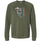 Dragon Energy - Sponge Fleece Raglan Sweatshirt - Blues, Greens, Purple, and Black