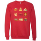 HP - Hello Autumn - Sponge Fleece Raglan Sweatshirt - Assorted Colors