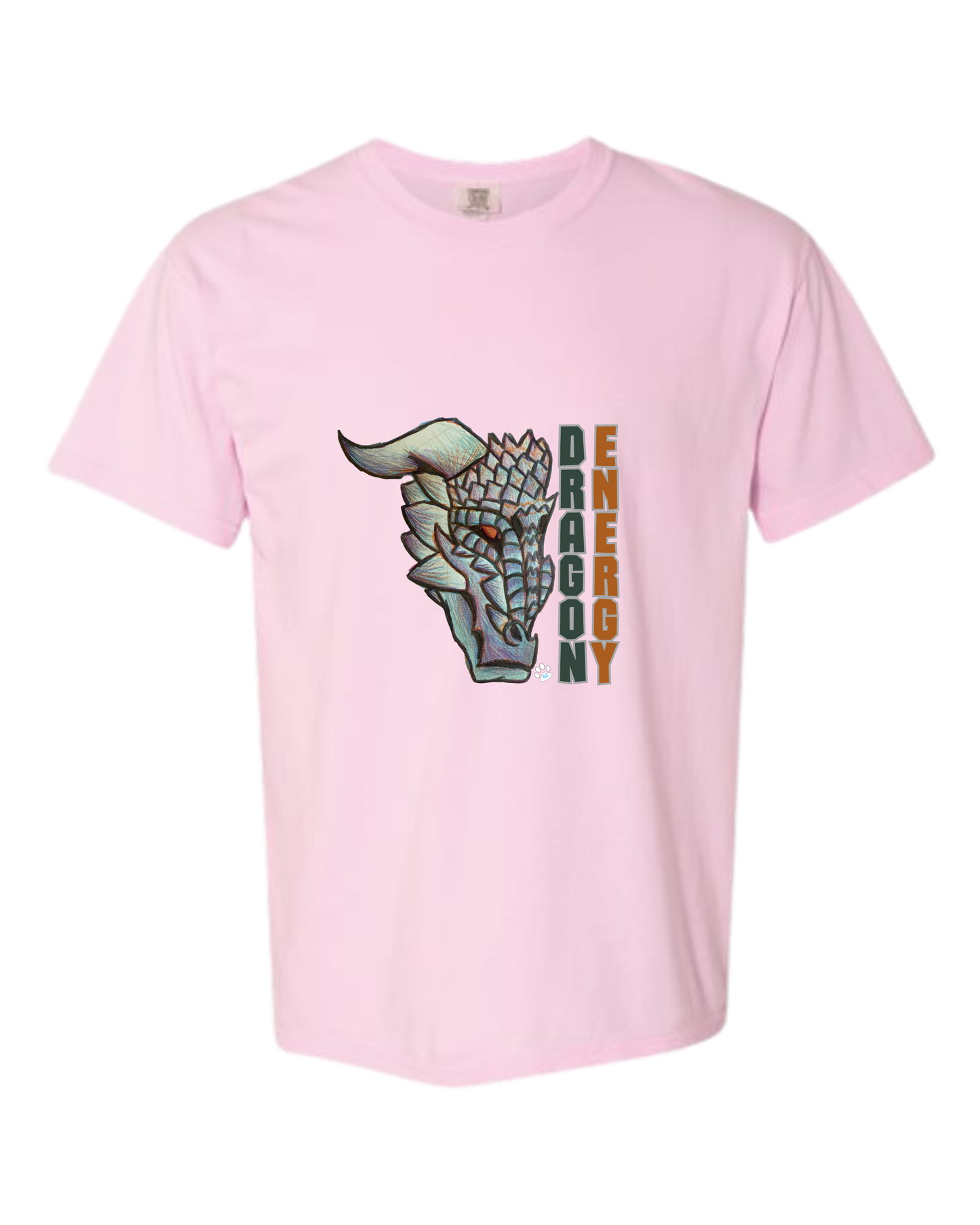 Dragon Energy - Comfort Colors - Heavyweight Unisex Tee - Pinks & Purples