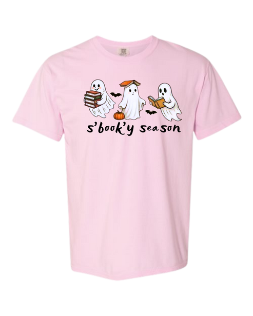 S'book'y season - Comfort Colors - Heavyweight Unisex Tee - Pinks, Purples