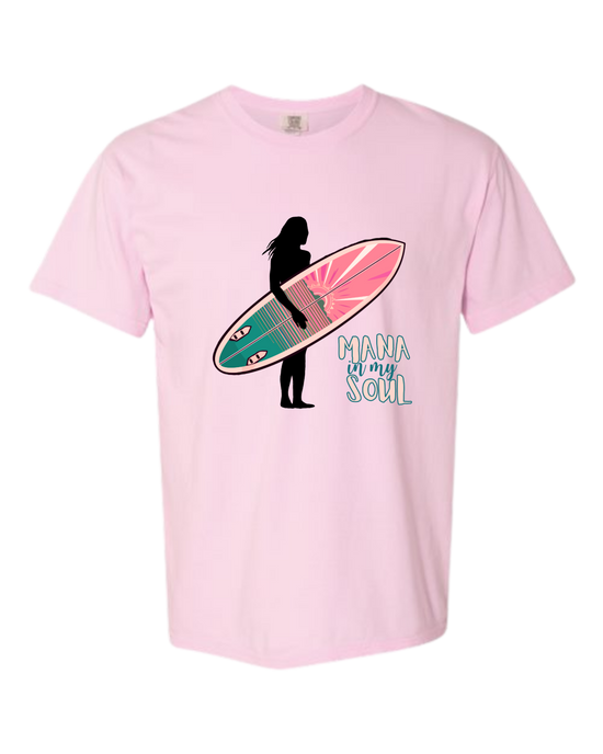 Mana in My Soul - Comfort Colors - Heavyweight Unisex Tee - Pinks & Purples