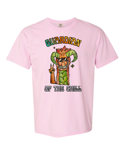 Guardian of The Chill - Comfort Colors - Heavyweight Unisex Tee - Pinks & Purples