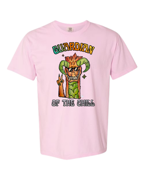 Guardian of The Chill - Comfort Colors - Heavyweight Unisex Tee - Pinks & Purples