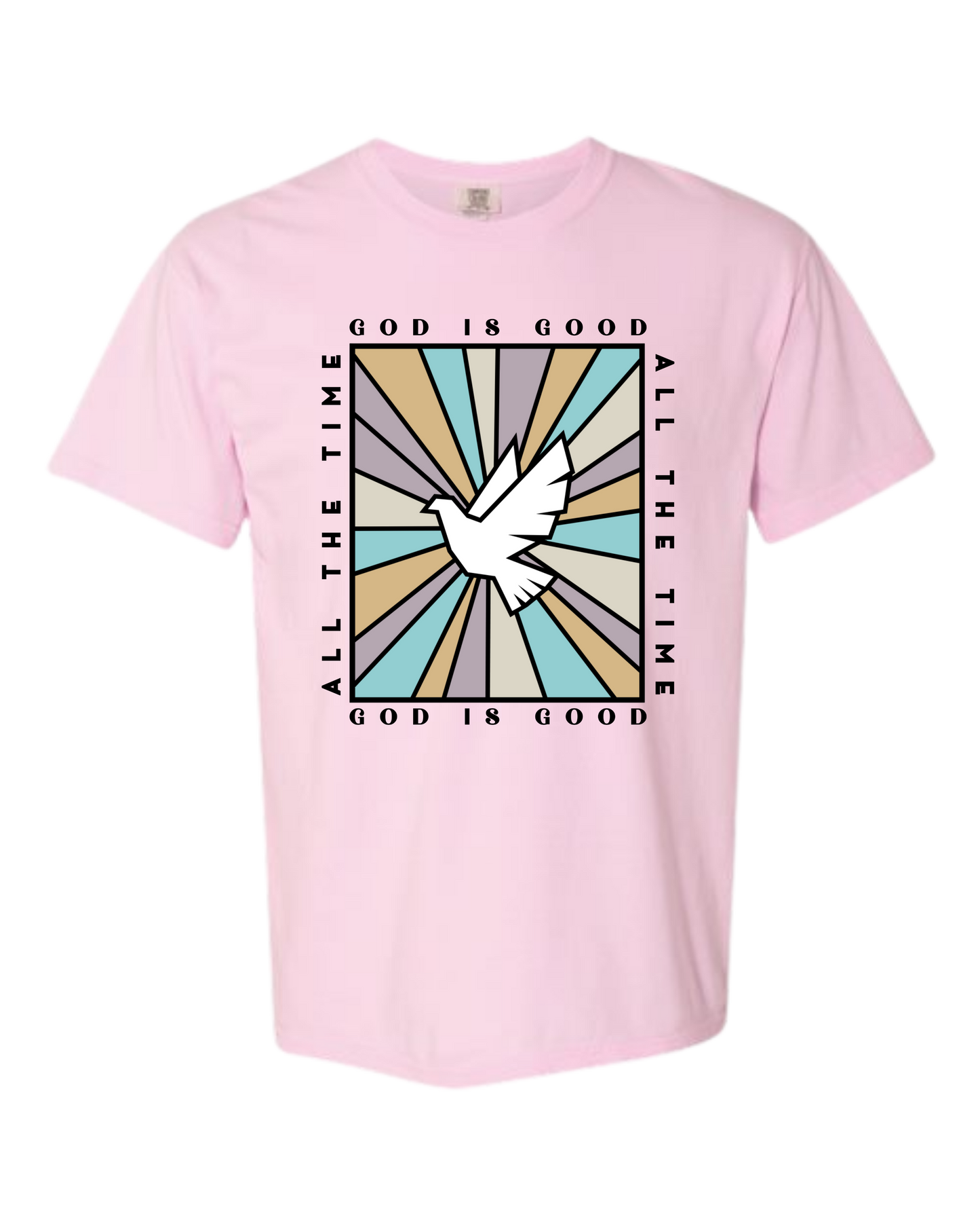 God Is Good - Comfort Colors - Heavyweight Unisex Tee - Pinks & Purples