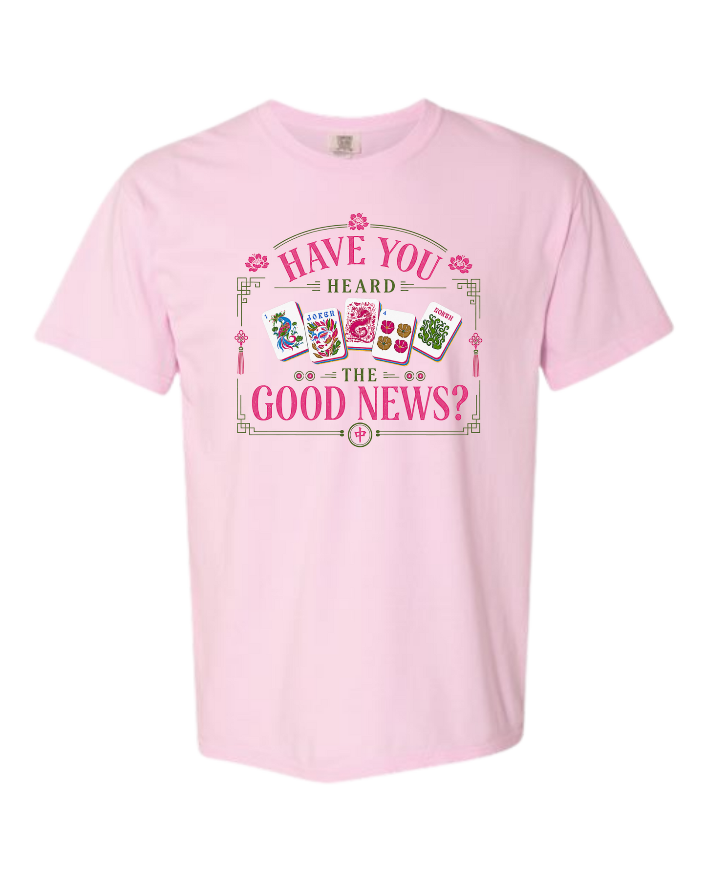 Have You Heard the Good News? - Comfort Colors - Heavyweight Unisex Tee - Pinks & Purples