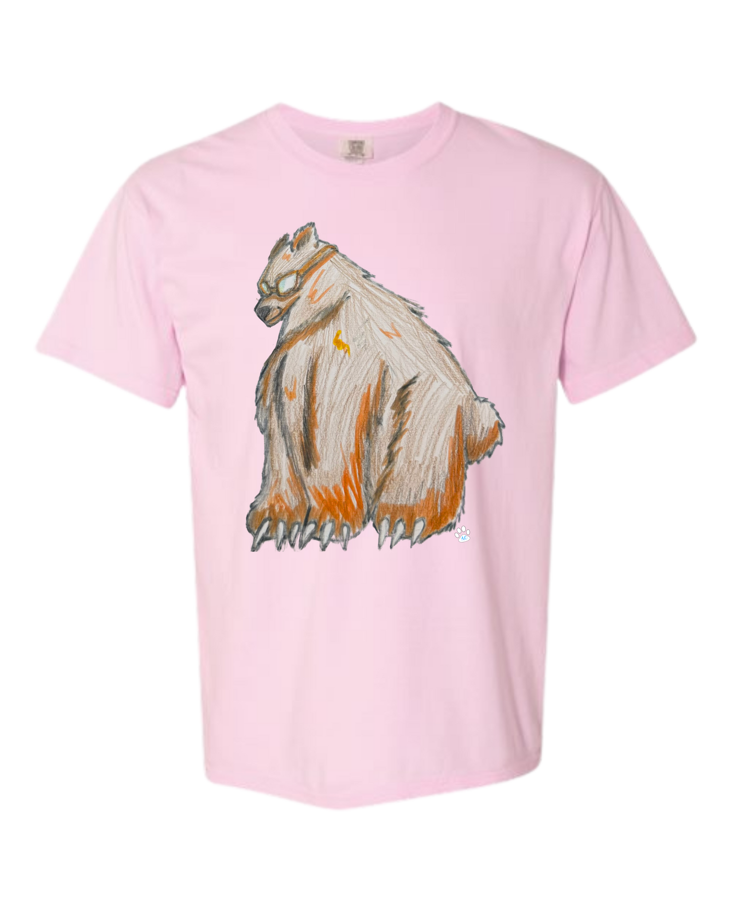 Muscle Bear - Comfort Colors - Heavyweight Unisex Tee - Pinks & Purples