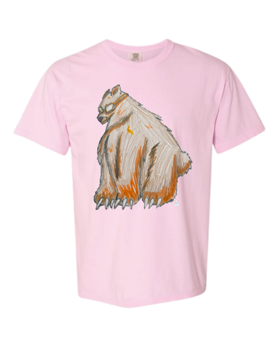 Muscle Bear - Comfort Colors - Heavyweight Unisex Tee - Pinks & Purples