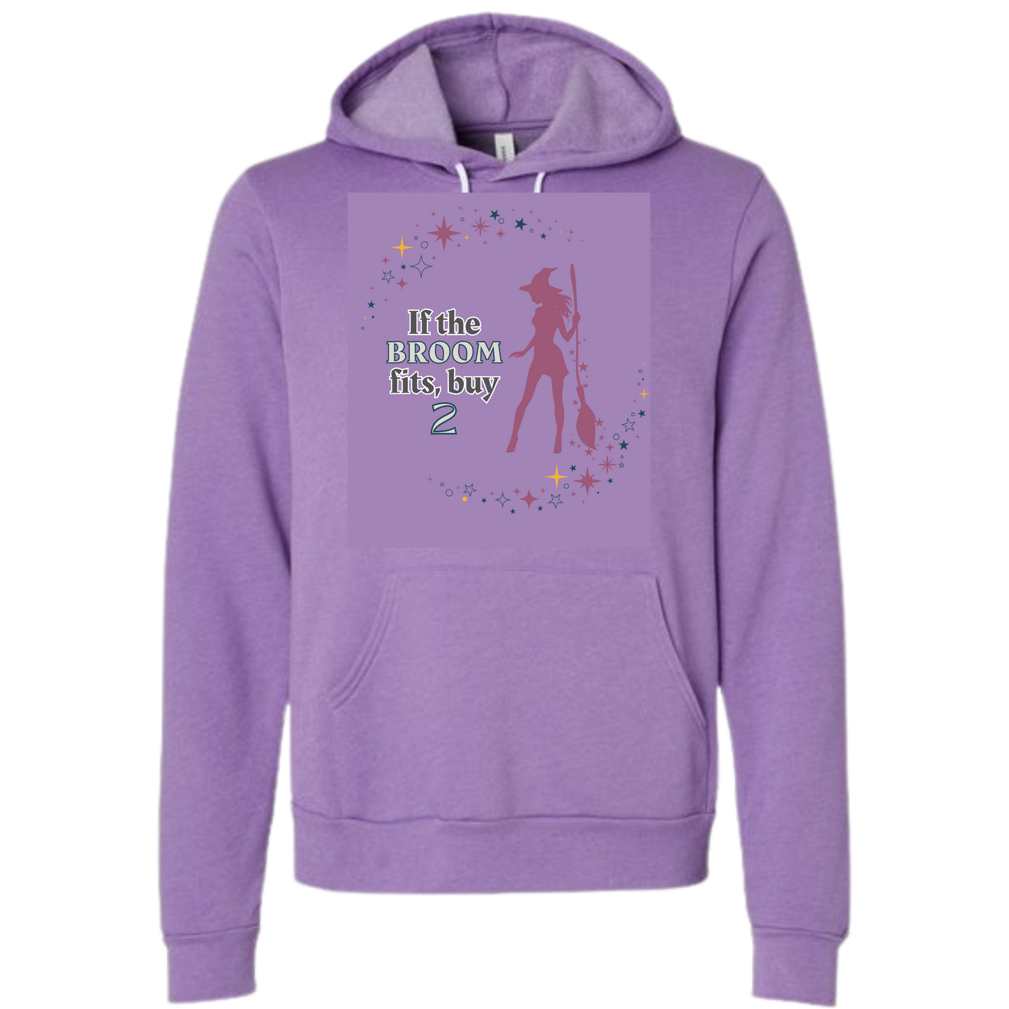 HP - If The Broom Fits - Sponge Fleece Hoodie - Blues, Purples