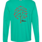 Bloom - Comfort Colors - Heavyweight Long Sleeve Tee - Blues & Greens