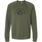 On Cruise Control - Sponge Fleece Raglan Sweatshirt - Blues, Greens, Purple, and Black