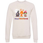 Happy Hallothanksmas Gnomes- Sponge Fleece Raglan Sweatshirt - Greens, Neutrals