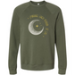 Embrace Each Period of Life - Sponge Fleece Raglan Sweatshirt - Blues, Greens, Purple, and Black