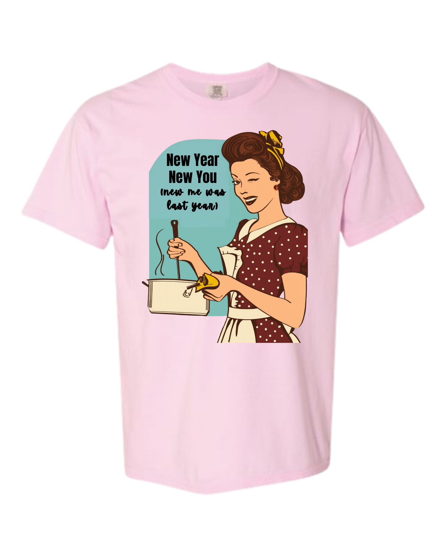 New Year New You - Comfort Colors - Heavyweight Unisex Tee - Pinks & Purples