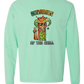 Guardian of The Chill - Comfort Colors - Heavyweight Long Sleeve Tee - Blues & Greens