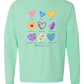 Galatians 5 - Spring - Comfort Colors - Heavyweight Long Sleeve Tee - Blues & Greens