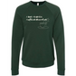 I don't rise & shine I caffeinate & coordinate - Sponge Fleece Raglan Sweatshirt - Blues, Greens, Purple, and Black