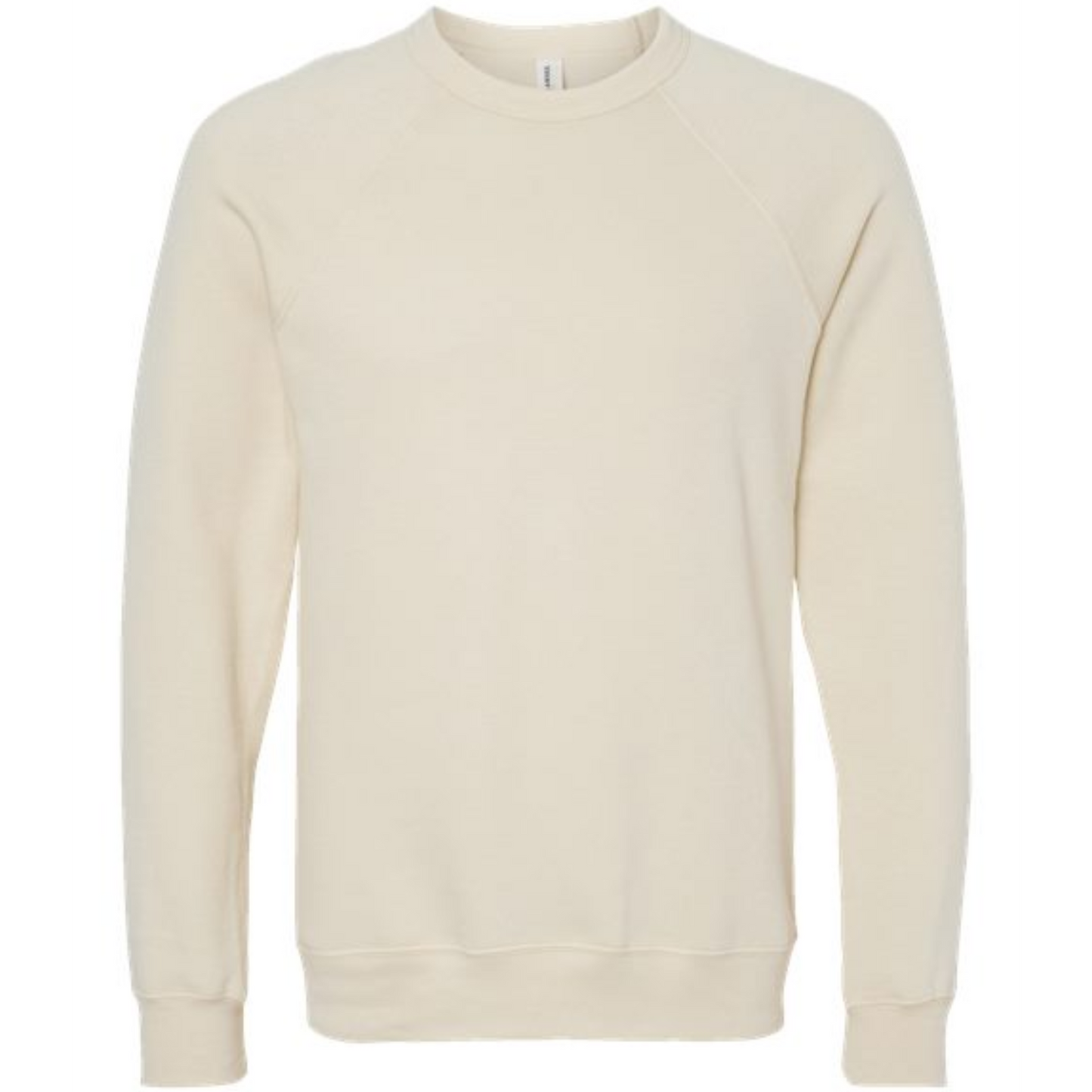 Custom Design - Sponge Fleece Raglan Sweatshirt - Greens, Neutrals