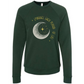 Embrace Each Period of Life - Sponge Fleece Raglan Sweatshirt - Blues, Greens, Purple, and Black