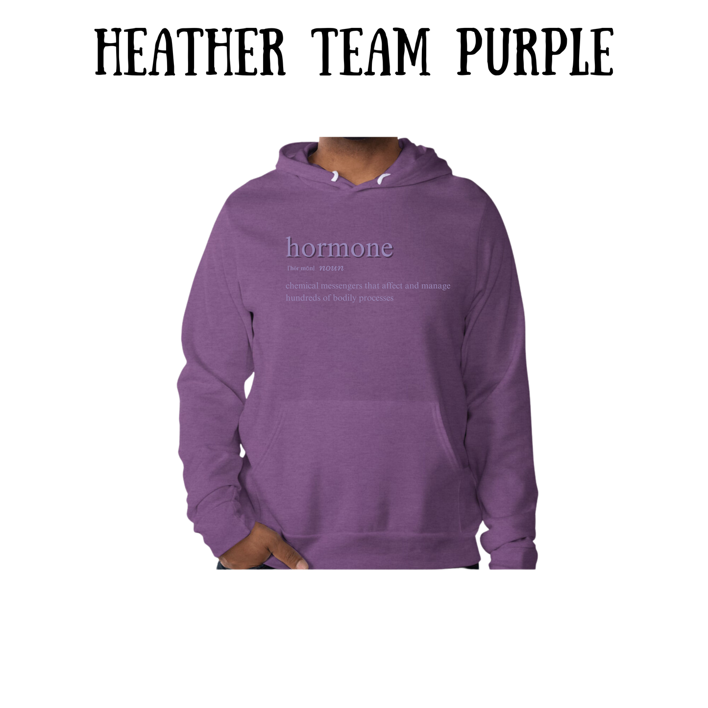 BP - Hormone - Sponge Fleece Hoodie - Blues, Purples