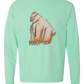 Muscle Bear - Comfort Colors - Heavyweight Long Sleeve Tee - Blues & Greens