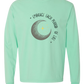 Embrace Each Period of Life - Comfort Colors - Heavyweight Long Sleeve Tee - Blues & Greens