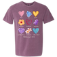 Galatians 5 - Spring - Comfort Colors - Heavyweight Unisex Tee - Pinks & Purples