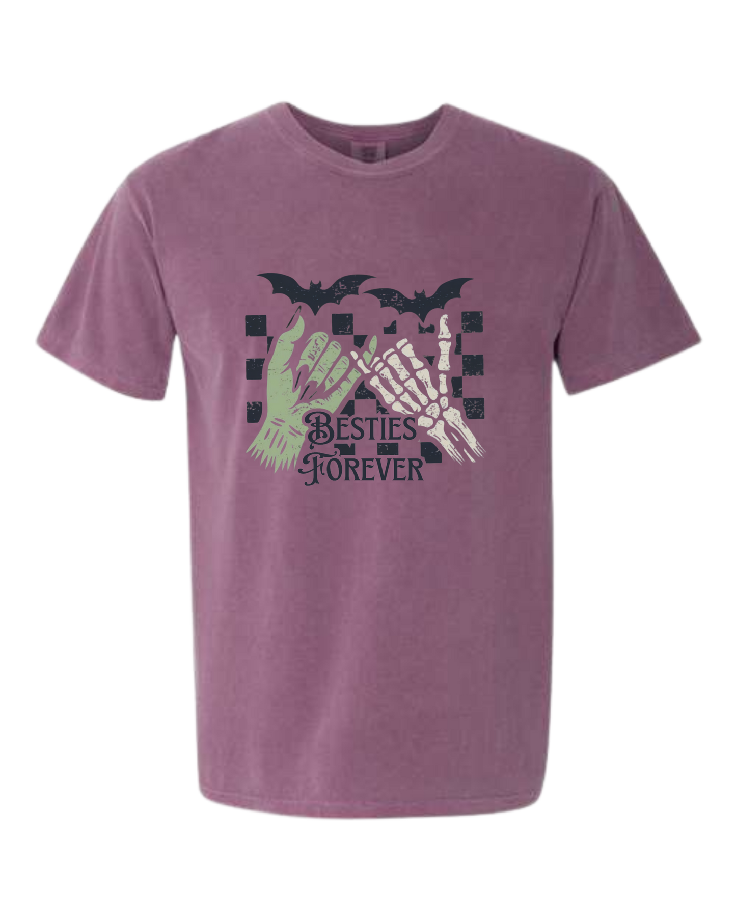 Besties Forever - Comfort Colors - Heavyweight Unisex Tee - Pinks & Purples