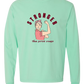 Stronger Than Period Cramps - Comfort Colors - Heavyweight Long Sleeve Tee - Blues & Greens