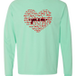You & Me - Comfort Colors - Heavyweight Long Sleeve Tee - Blues & Greens