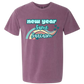 New Year Same Sarcasm - Comfort Colors - Heavyweight Unisex Tee - Pinks & Purples