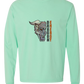 Dragon Energy - Comfort Colors - Heavyweight Long Sleeve Tee - Blues & Greens