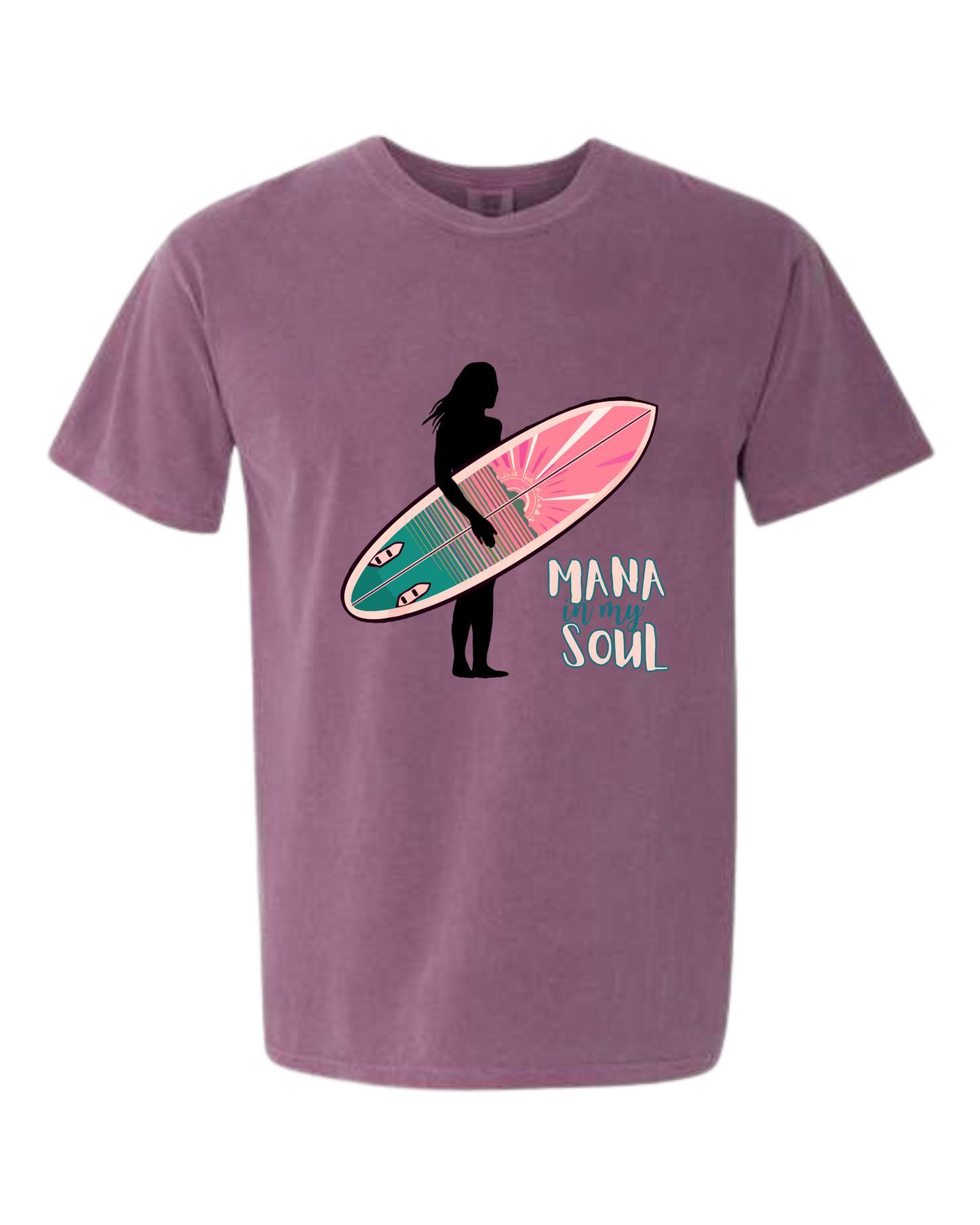 Mana in My Soul - Comfort Colors - Heavyweight Unisex Tee - Pinks & Purples