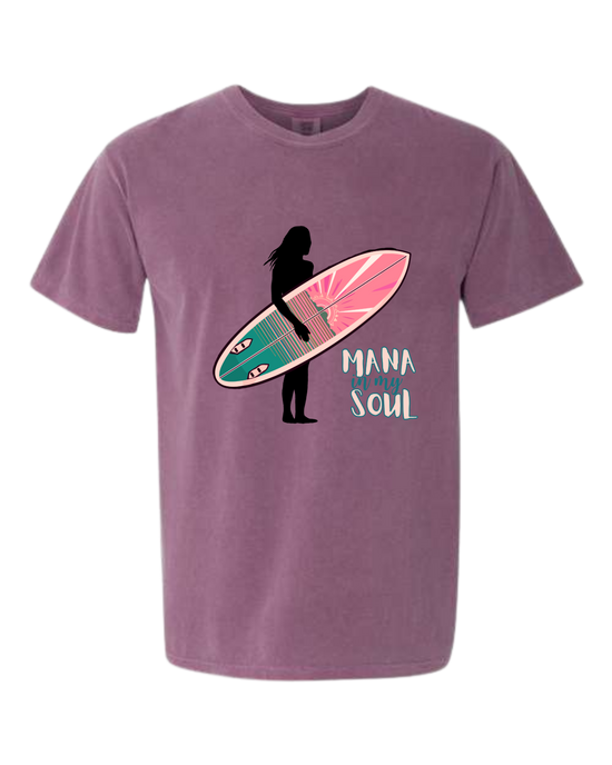 Mana in My Soul - Comfort Colors - Heavyweight Unisex Tee - Pinks & Purples