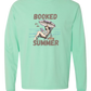 Booked for the Summer - Comfort Colors - Heavyweight Long Sleeve Tee - Blues & Greens