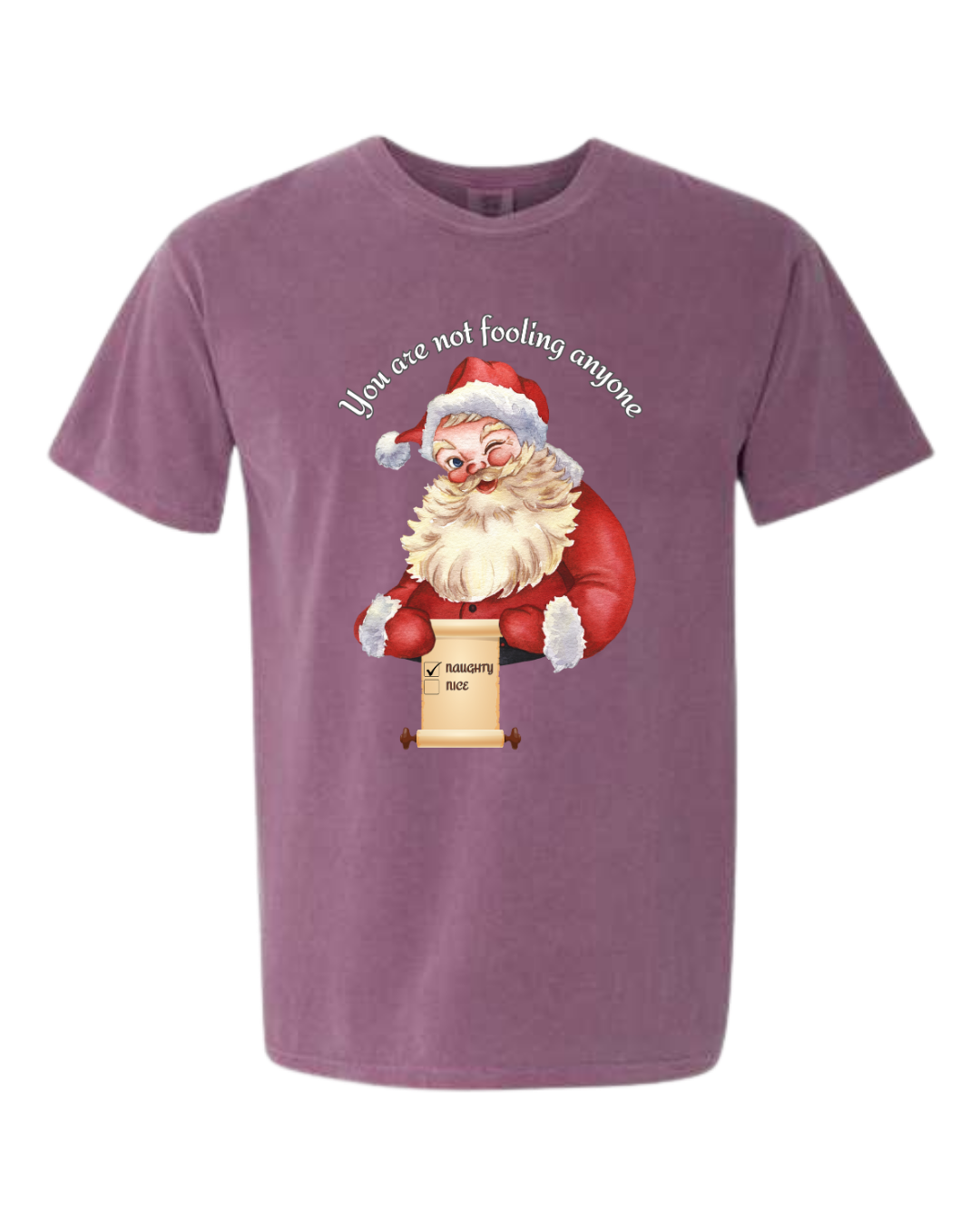 You Are Not Fooling Anyone - Comfort Colors - Heavyweight Unisex Tee - Pinks, Purples