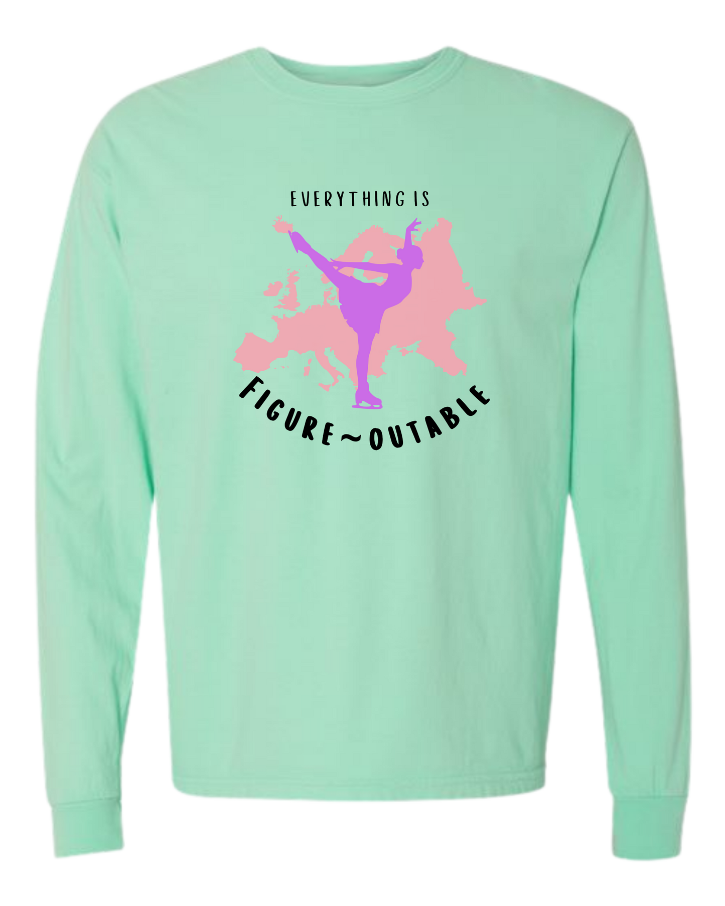Bristol - Comfort Colors - Heavyweight Long Sleeve Tee - Blues & Greens