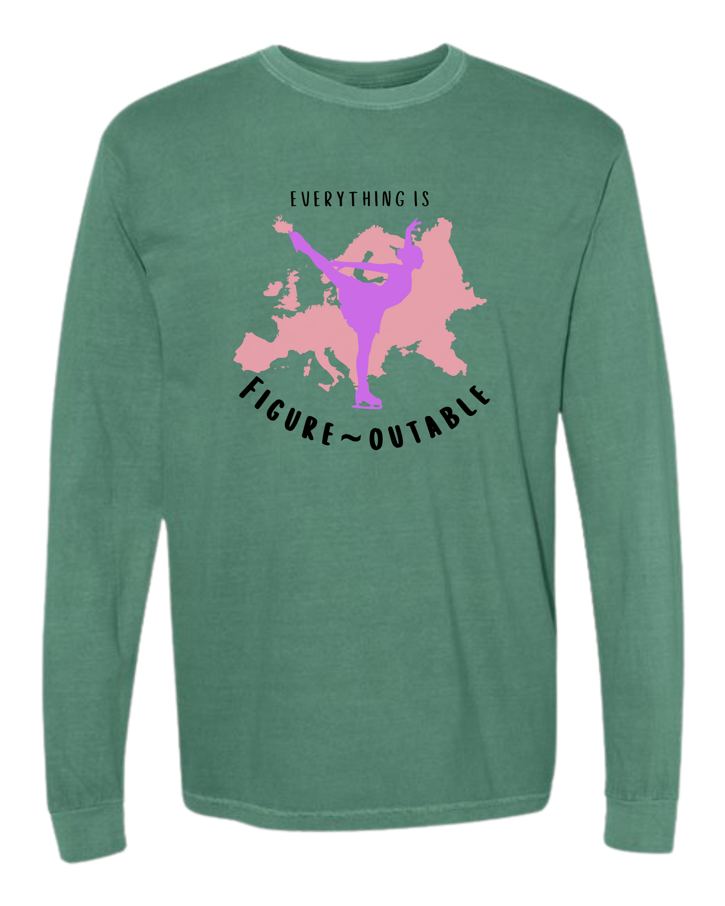 Bristol - Comfort Colors - Heavyweight Long Sleeve Tee - Blues & Greens