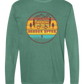 Wander Often - Comfort Colors - Heavyweight Long Sleeve Tee - Blues & Greens